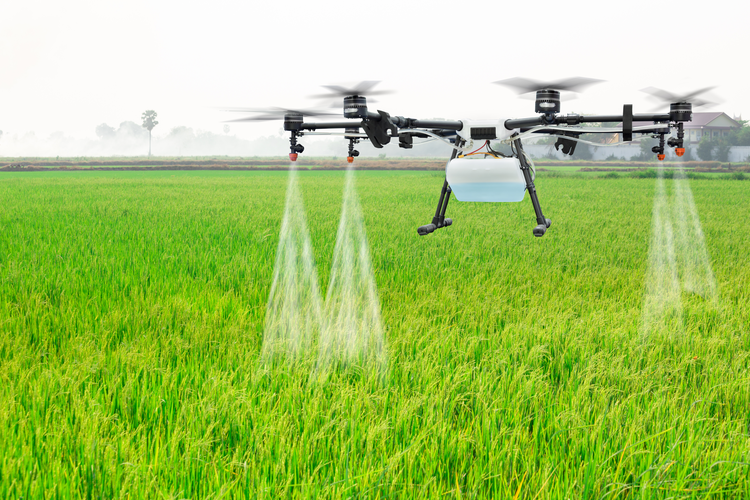 Drone Crop Spraying: Boosting Agri-Productivity & Climate Adapt.